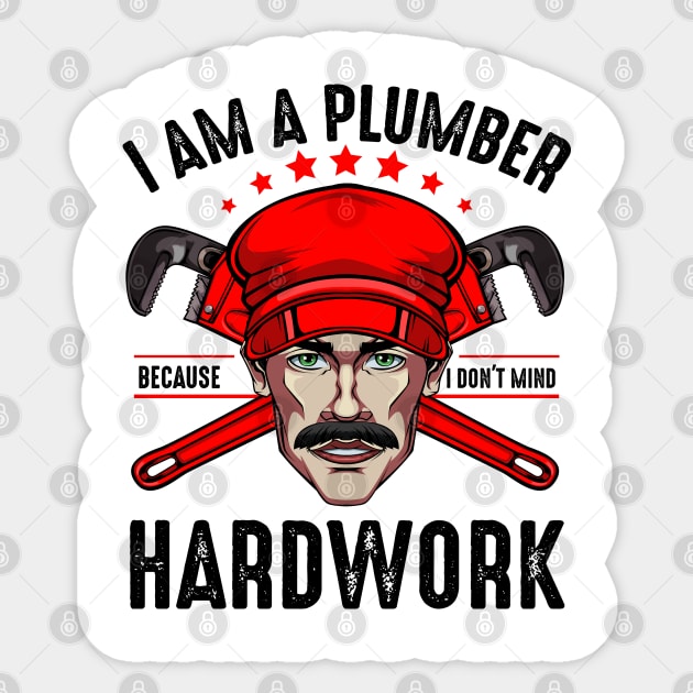 Plumber Sticker by Lumio Gifts